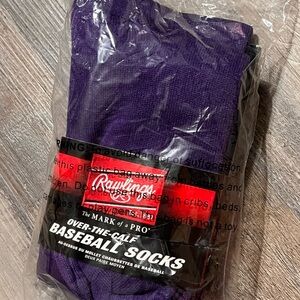 Rawlings 2 Pair Athletic Socks Baseball Softball youth medium M NEW